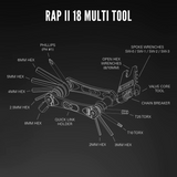 LEZYNE RAP II 18 MULTI TOOL