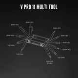 LEZYNE V PRO 11 CNC MULTI TOOL