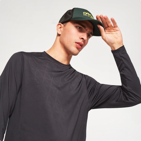 OAKLEY BERM LS JERSEY BLACKOUT