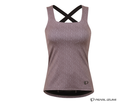 PEARL IZUMI W'S SYMPHONY TANK DUSTY PLUM STAMP