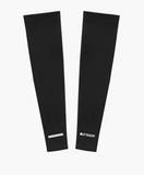 ATTAQUER ARM WARMERS BLACK/REFLECTIVE LOGO