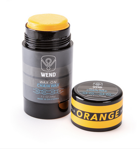 WEND CHAIN LUBE WAX-ON STICK - ORANGE 80ML