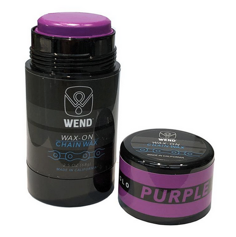 WEND CHAIN LUBE WAX-ON STICK - PURPLE 80ML
