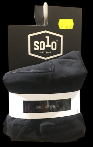 SOLO KNEE WARMERS - BLACK - LARGE