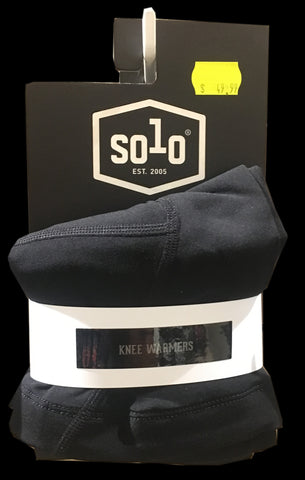 SOLO KNEE WARMERS - BLACK - XL